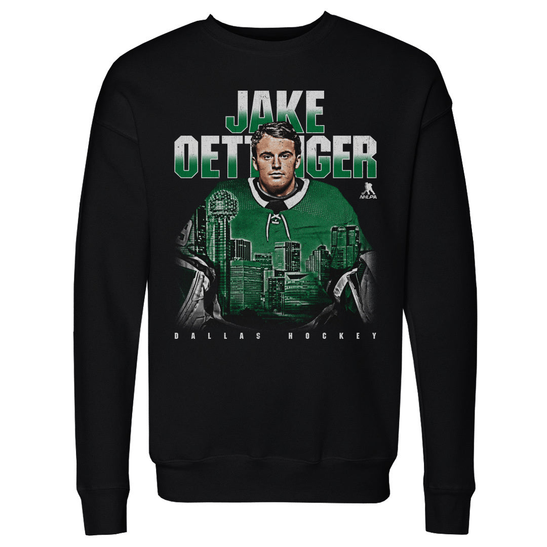 Jake Oettinger Men&#39;s Crewneck Sweatshirt | 500 LEVEL