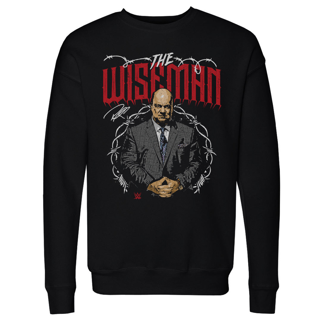 Paul Heyman Men&#39;s Crewneck Sweatshirt | 500 LEVEL