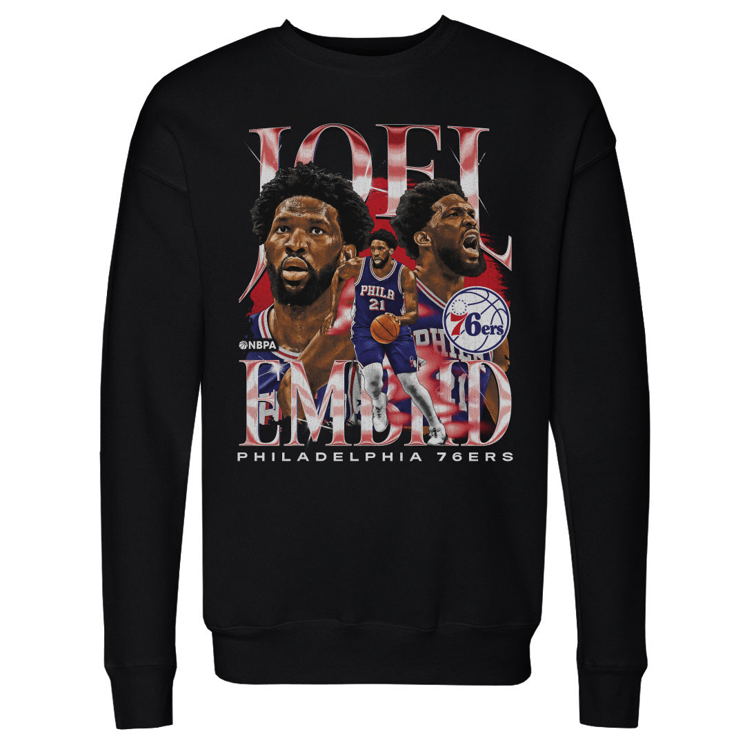 Joel Embiid Men&#39;s Crewneck Sweatshirt | 500 LEVEL