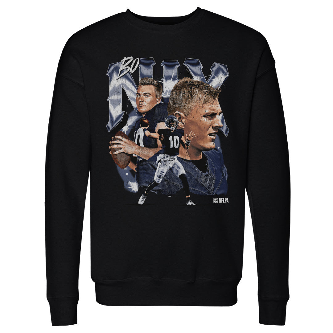 Bo Nix Men&#39;s Crewneck Sweatshirt | 500 LEVEL