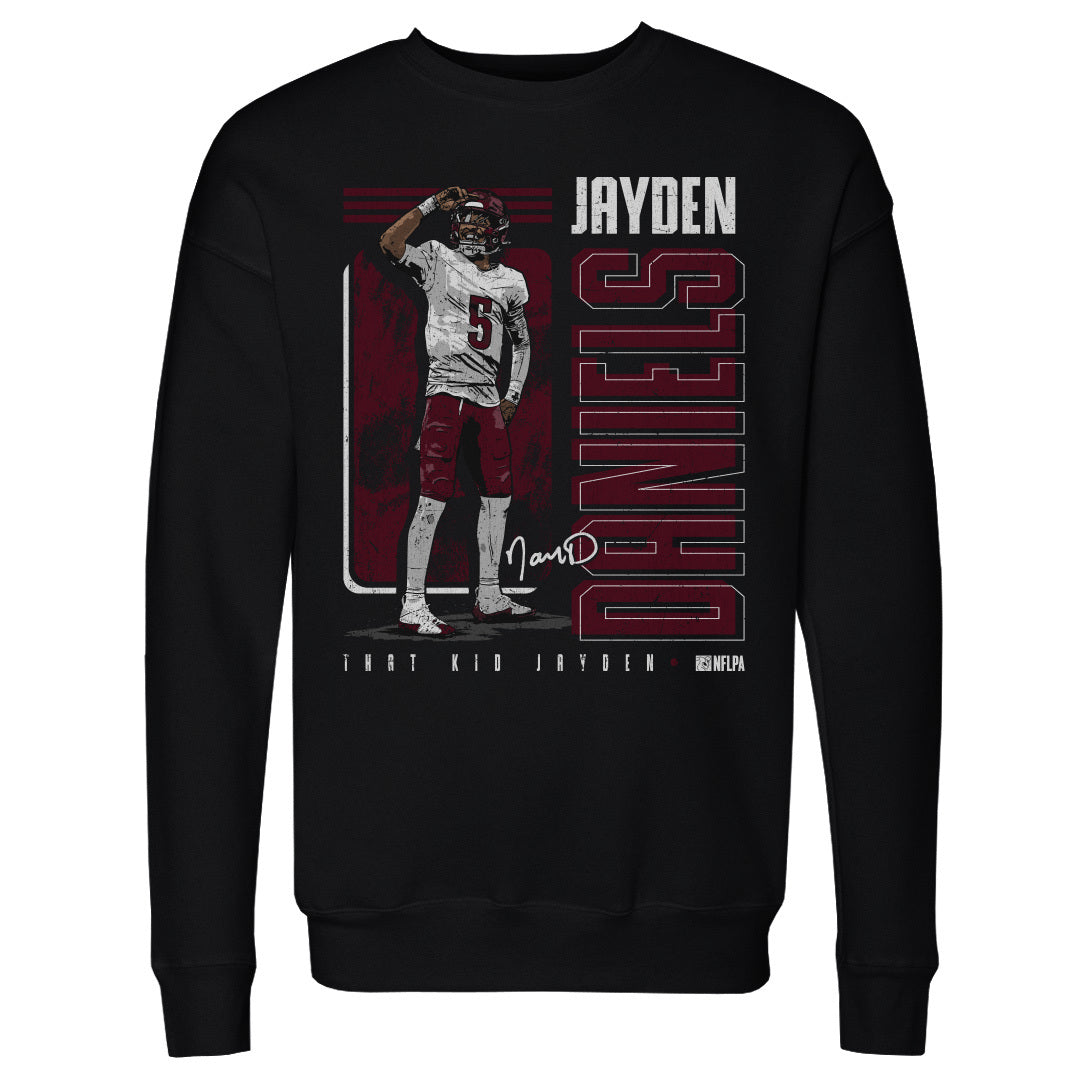 Jayden Daniels Men&#39;s Crewneck Sweatshirt | 500 LEVEL