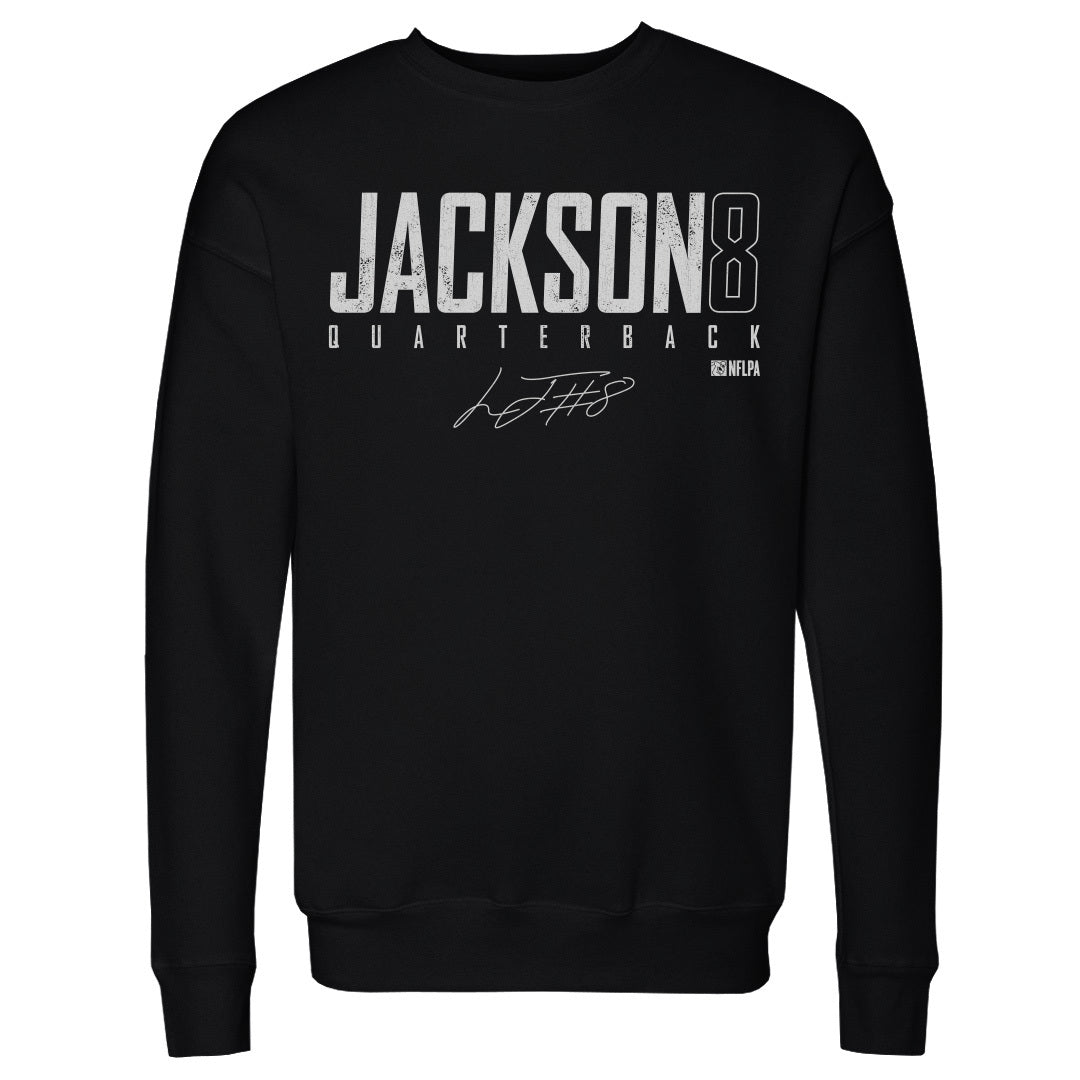 Lamar Jackson Men&#39;s Crewneck Sweatshirt | 500 LEVEL