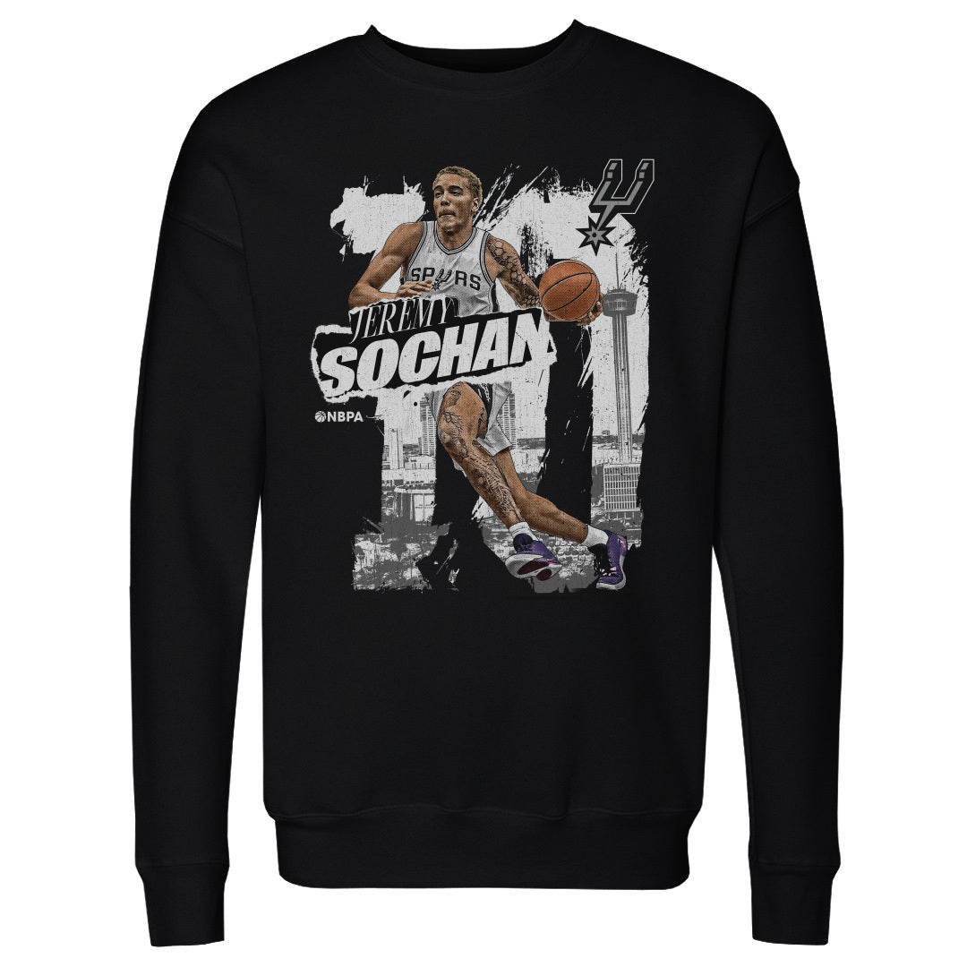 Jeremy Sochan Men&#39;s Crewneck Sweatshirt | 500 LEVEL