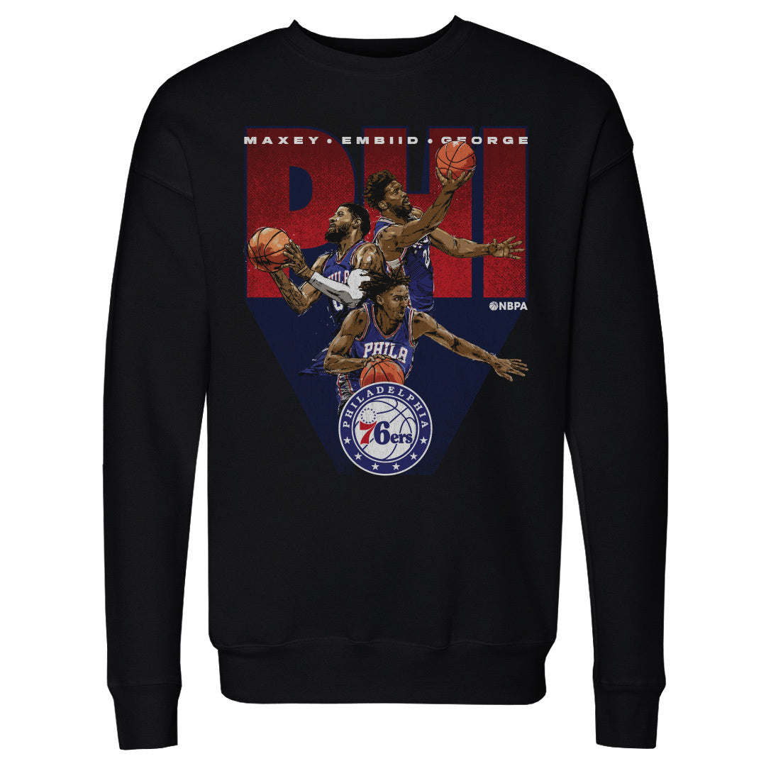 Joel Embiid Men&#39;s Crewneck Sweatshirt | 500 LEVEL