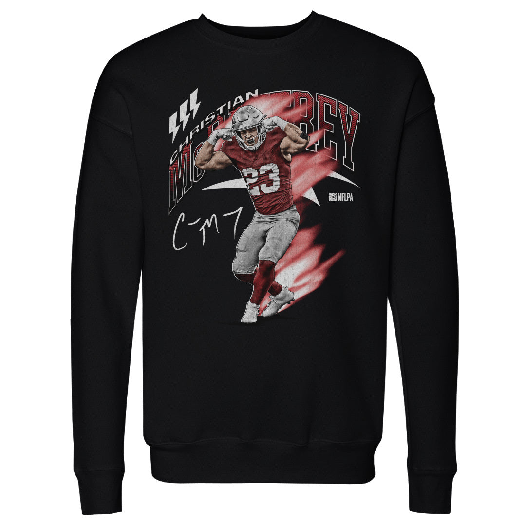 Christian McCaffrey Men&#39;s Crewneck Sweatshirt | 500 LEVEL