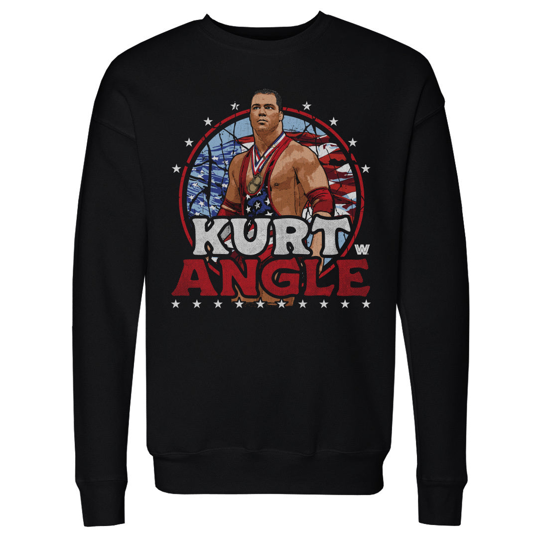 Kurt Angle Men&#39;s Crewneck Sweatshirt | 500 LEVEL