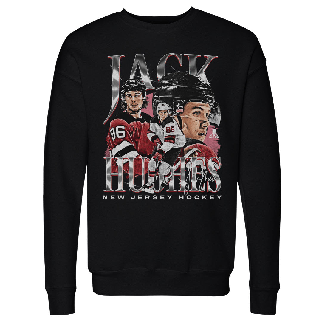 Jack Hughes Men&#39;s Crewneck Sweatshirt | 500 LEVEL