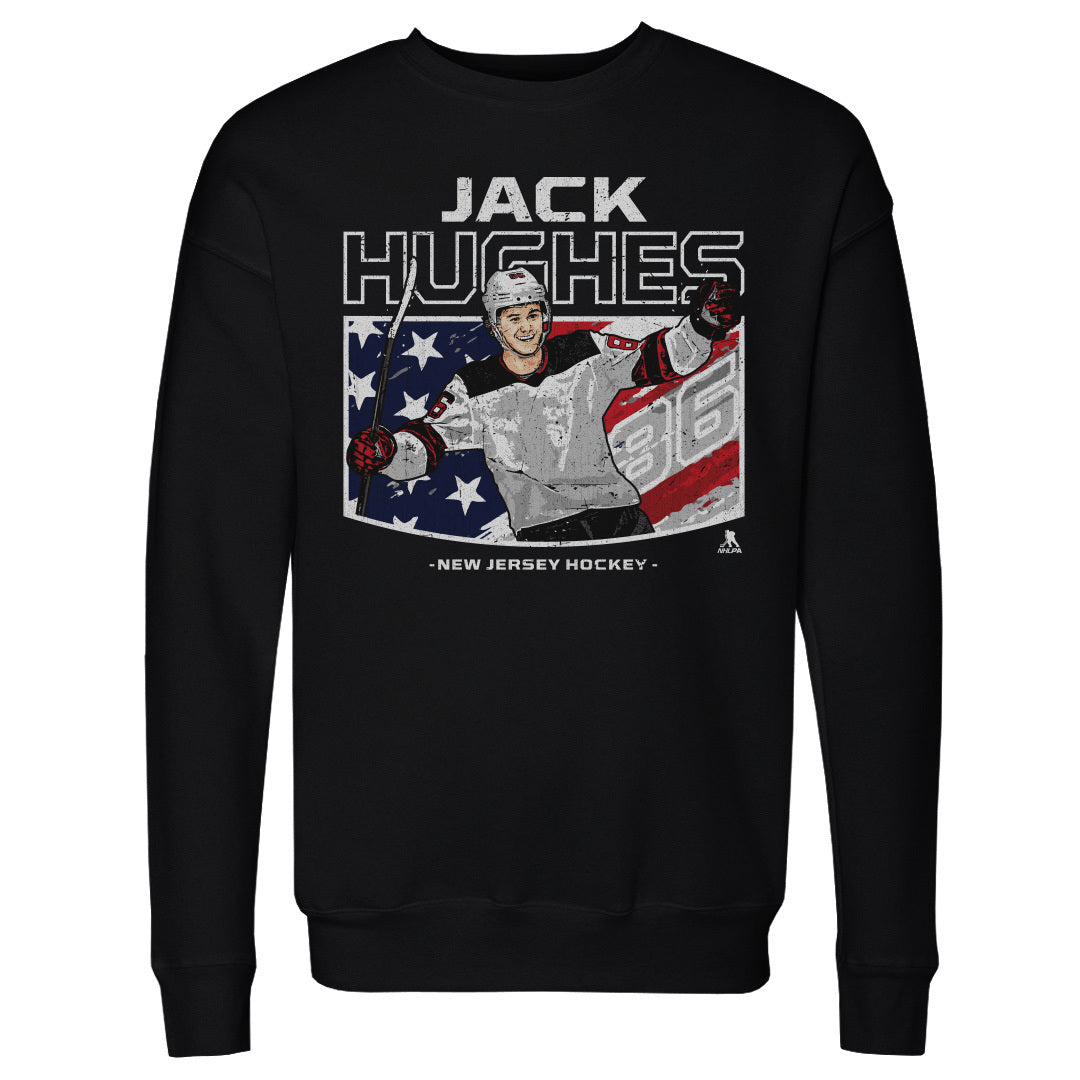 Jack Hughes Men&#39;s Crewneck Sweatshirt | 500 LEVEL