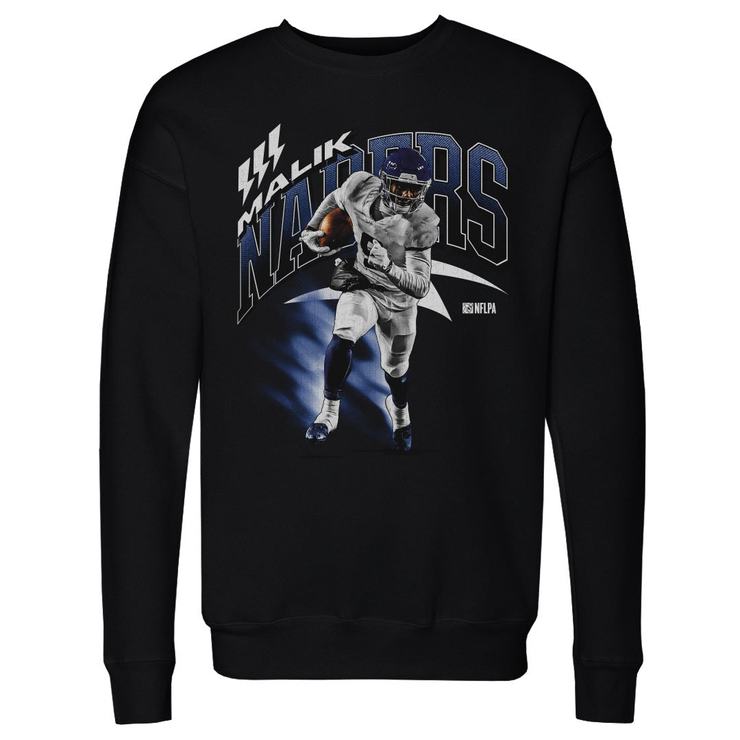 Malik Nabers Men&#39;s Crewneck Sweatshirt | 500 LEVEL