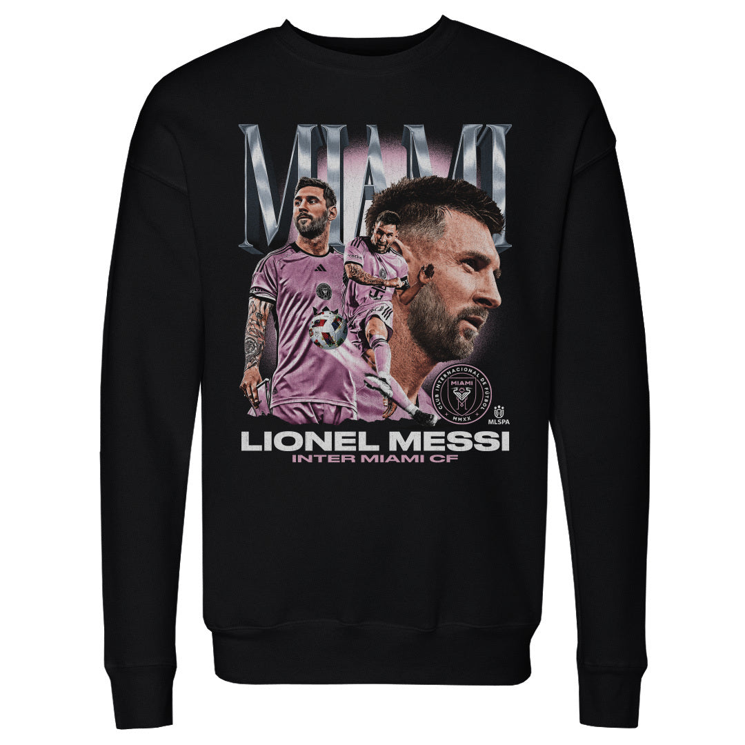 Lionel Messi Men&#39;s Crewneck Sweatshirt | 500 LEVEL