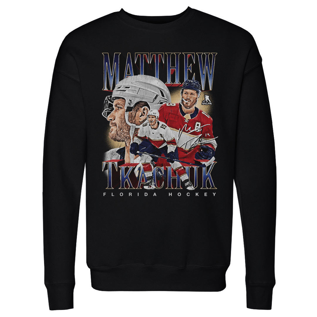 Matthew Tkachuk Men&#39;s Crewneck Sweatshirt | 500 LEVEL