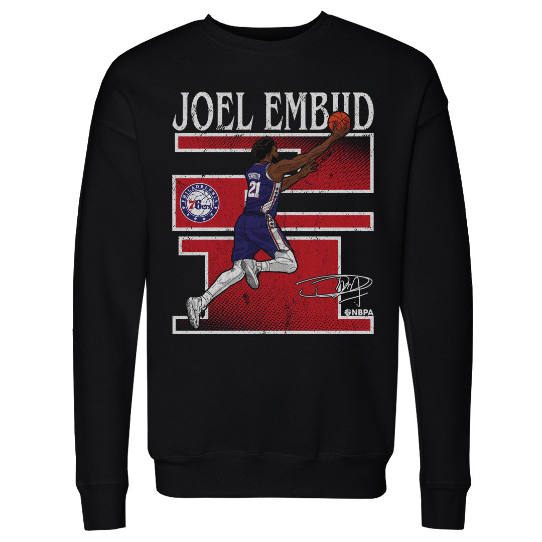Joel Embiid Men&#39;s Crewneck Sweatshirt | 500 LEVEL