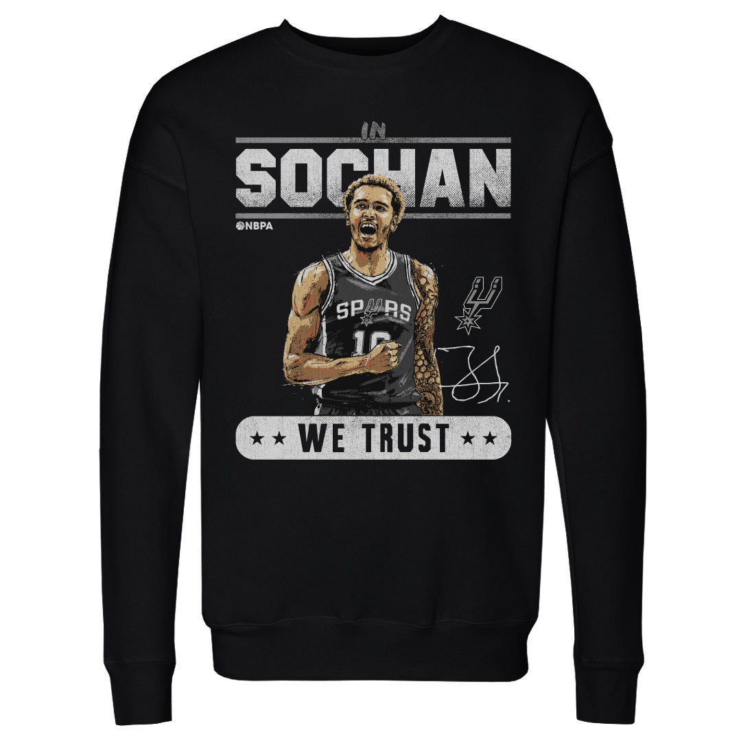 Jeremy Sochan Men&#39;s Crewneck Sweatshirt | 500 LEVEL