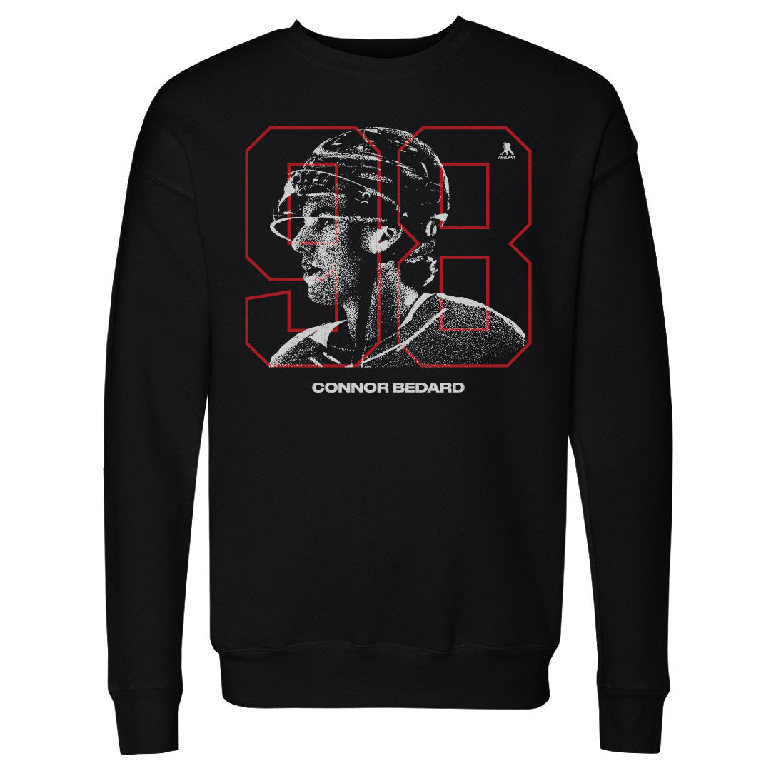 Connor Bedard Men&#39;s Crewneck Sweatshirt | 500 LEVEL