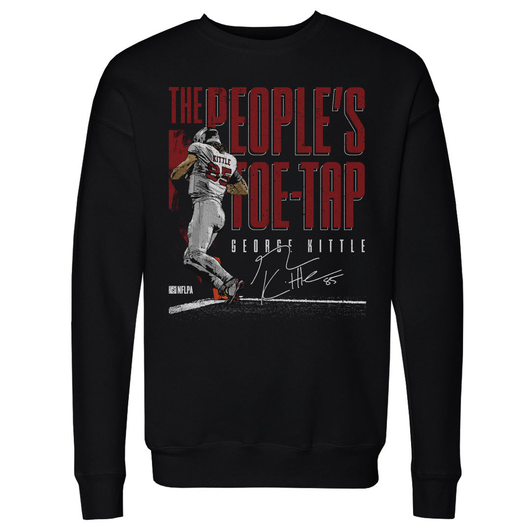 George Kittle Men&#39;s Crewneck Sweatshirt | 500 LEVEL