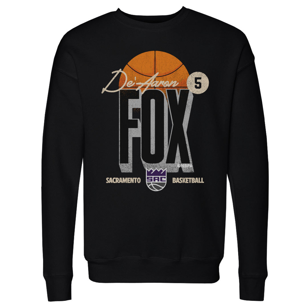 De&#39;Aaron Fox Men&#39;s Crewneck Sweatshirt | 500 LEVEL