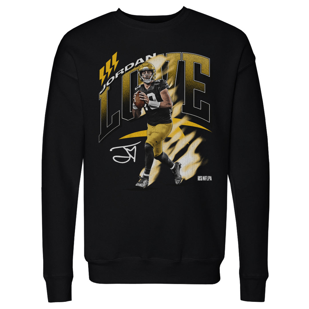 Jordan Love Men&#39;s Crewneck Sweatshirt | 500 LEVEL