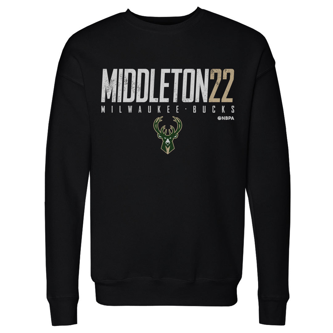 Khris Middleton Men&#39;s Crewneck Sweatshirt | 500 LEVEL