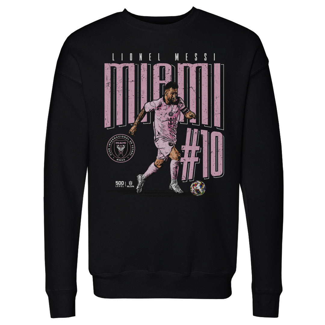 Lionel Messi Men&#39;s Crewneck Sweatshirt | 500 LEVEL