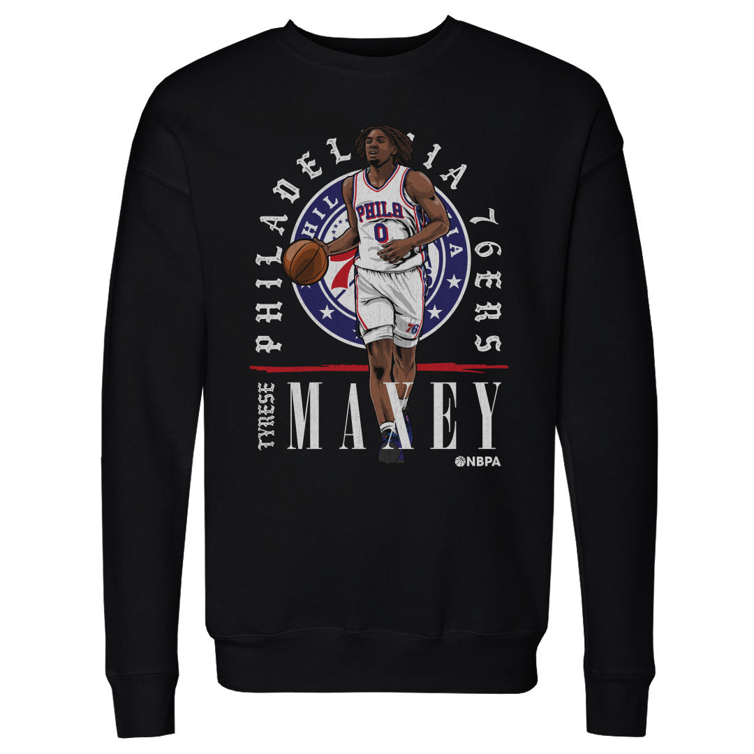 Tyrese Maxey Men&#39;s Crewneck Sweatshirt | 500 LEVEL