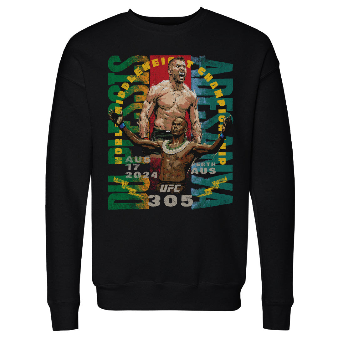 Israel Adesanya Men&#39;s Crewneck Sweatshirt | 500 LEVEL