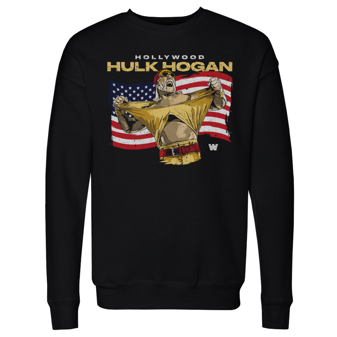 Hulk Hogan Men&#39;s Crewneck Sweatshirt | 500 LEVEL