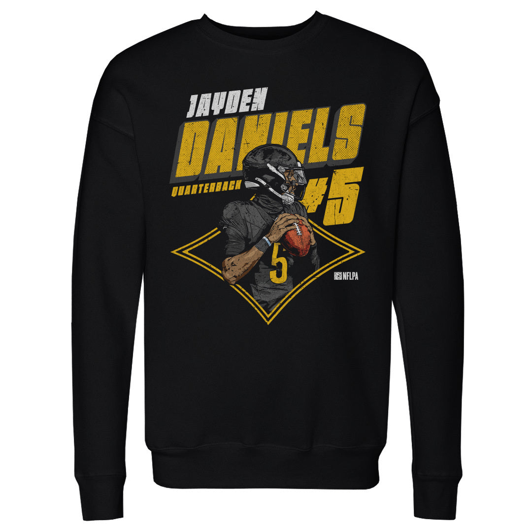 Jayden Daniels Men&#39;s Crewneck Sweatshirt | 500 LEVEL