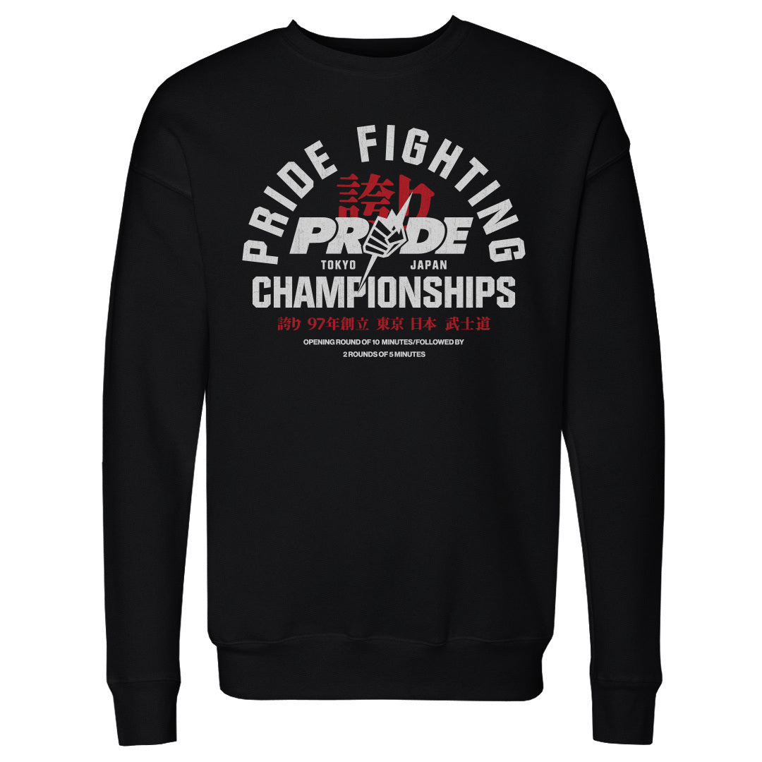 PRIDE Fighting Championships Men&#39;s Crewneck Sweatshirt | 500 LEVEL