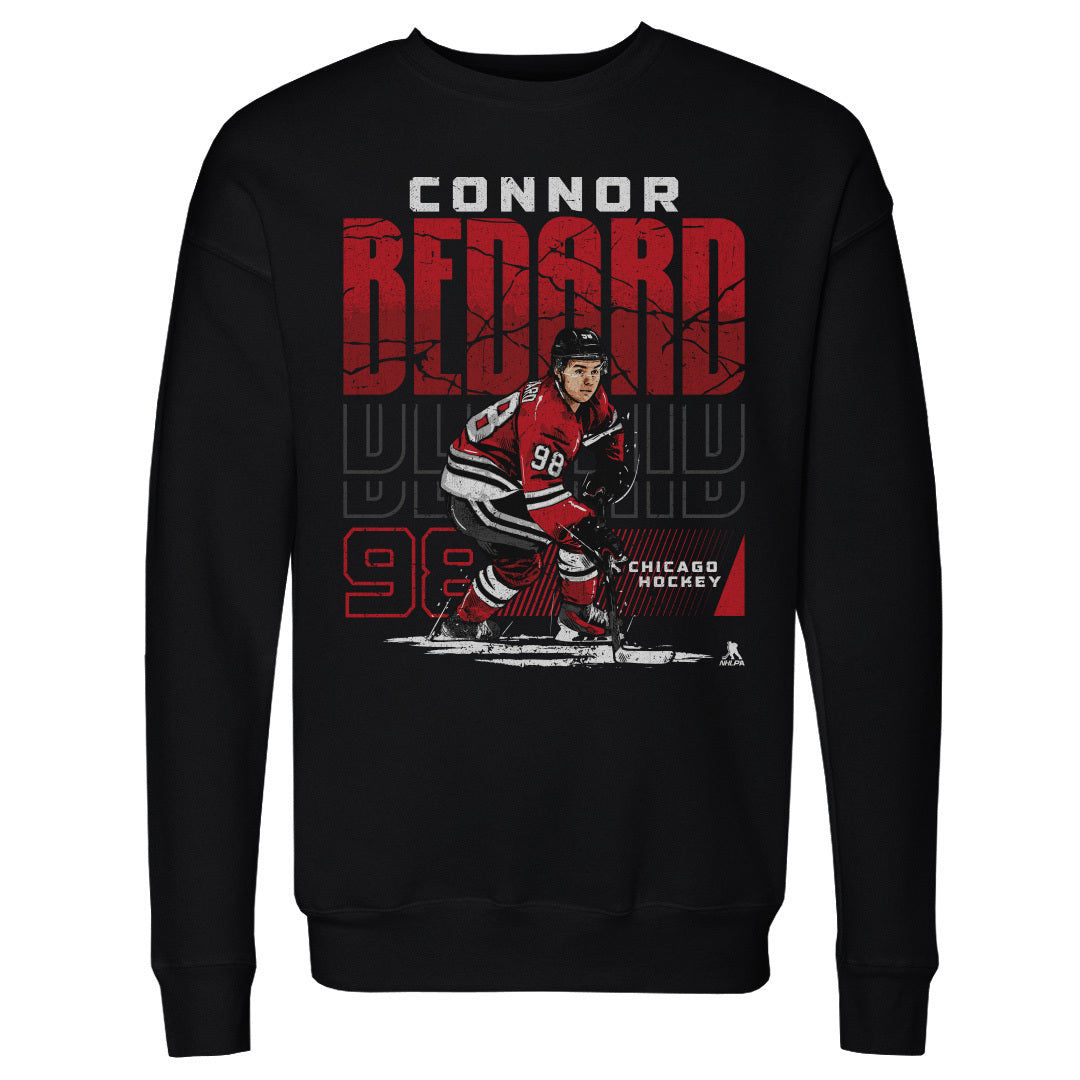 Connor Bedard Men&#39;s Crewneck Sweatshirt | 500 LEVEL