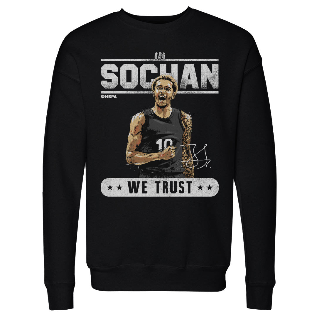 Jeremy Sochan Men&#39;s Crewneck Sweatshirt | 500 LEVEL