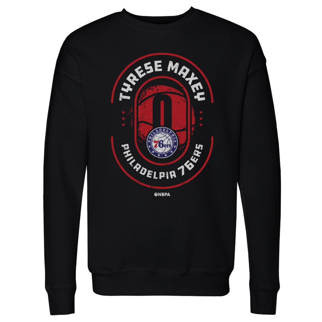 Tyrese Maxey Men&#39;s Crewneck Sweatshirt | 500 LEVEL