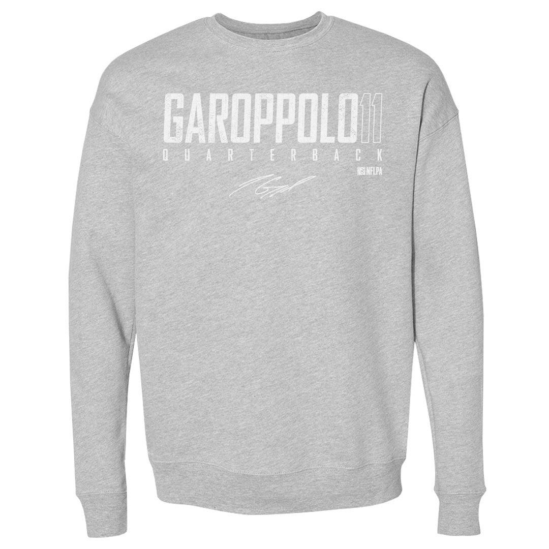 Jimmy Garoppolo Men&#39;s Crewneck Sweatshirt | 500 LEVEL