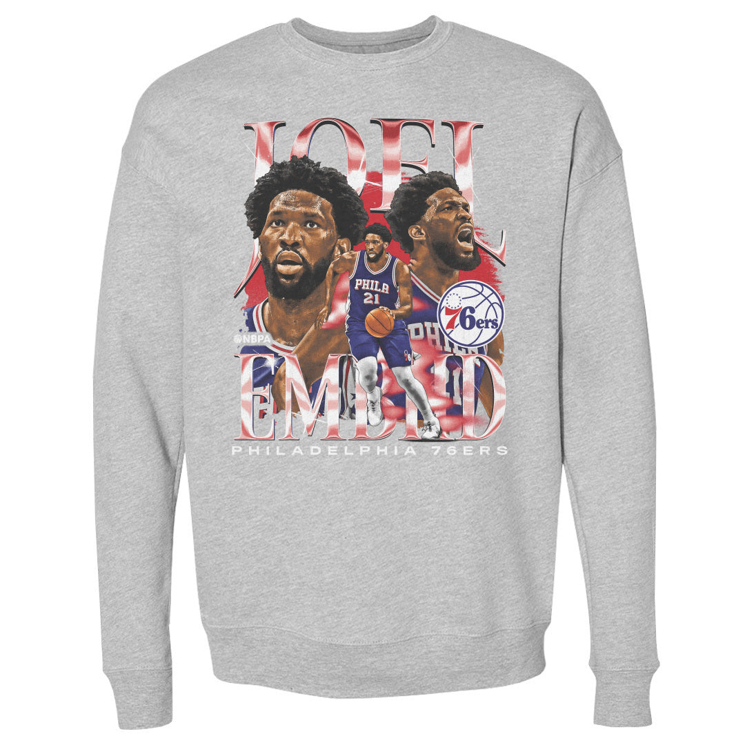 Joel Embiid Men&#39;s Crewneck Sweatshirt | 500 LEVEL