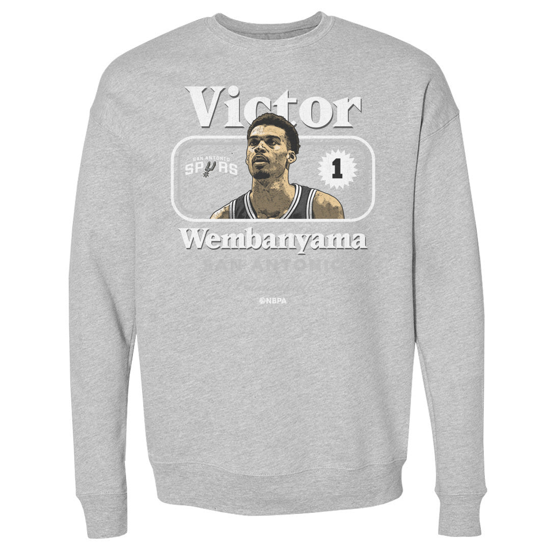 Victor Wembanyama Men&#39;s Crewneck Sweatshirt | 500 LEVEL