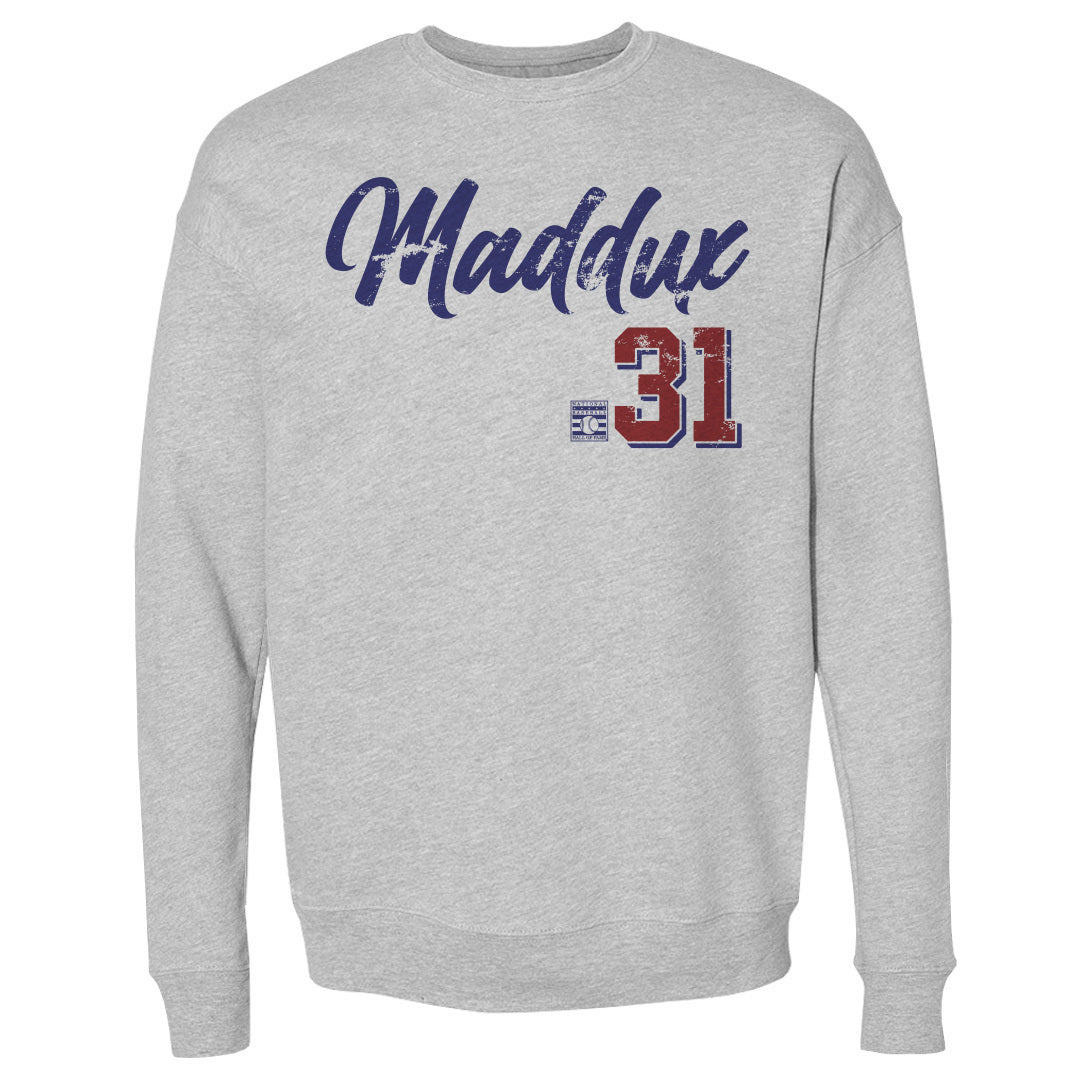 Greg Maddux Men&#39;s Crewneck Sweatshirt | 500 LEVEL