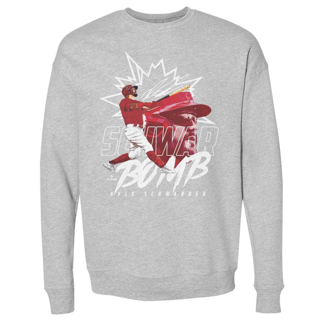 Kyle Schwarber Men&#39;s Crewneck Sweatshirt | 500 LEVEL