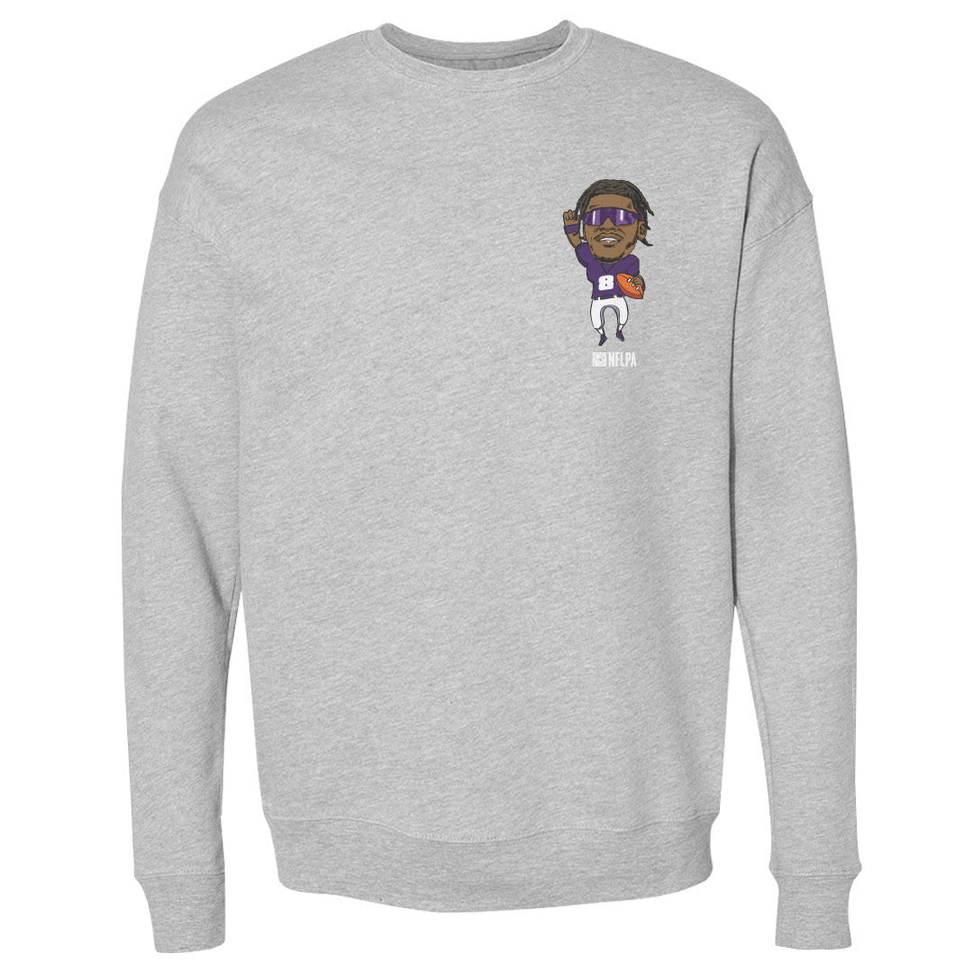 Lamar Jackson Men&#39;s Crewneck Sweatshirt | 500 LEVEL