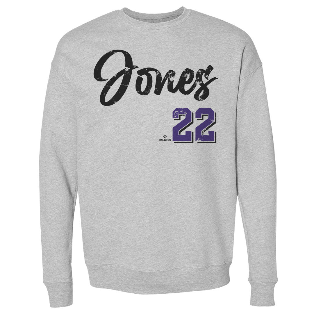 Nolan Jones Men&#39;s Crewneck Sweatshirt | 500 LEVEL