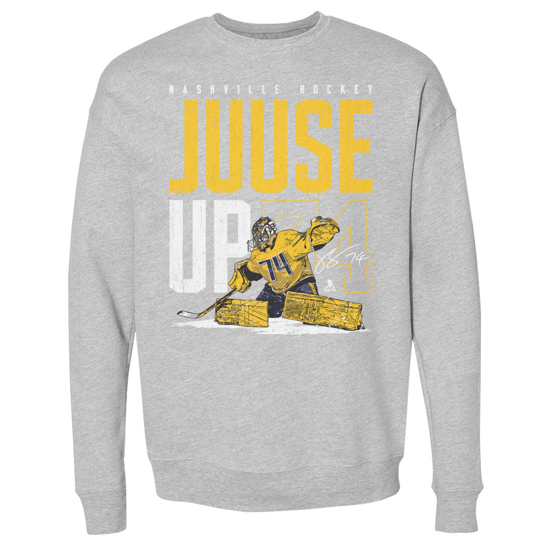 Juuse Saros Men&#39;s Crewneck Sweatshirt | 500 LEVEL