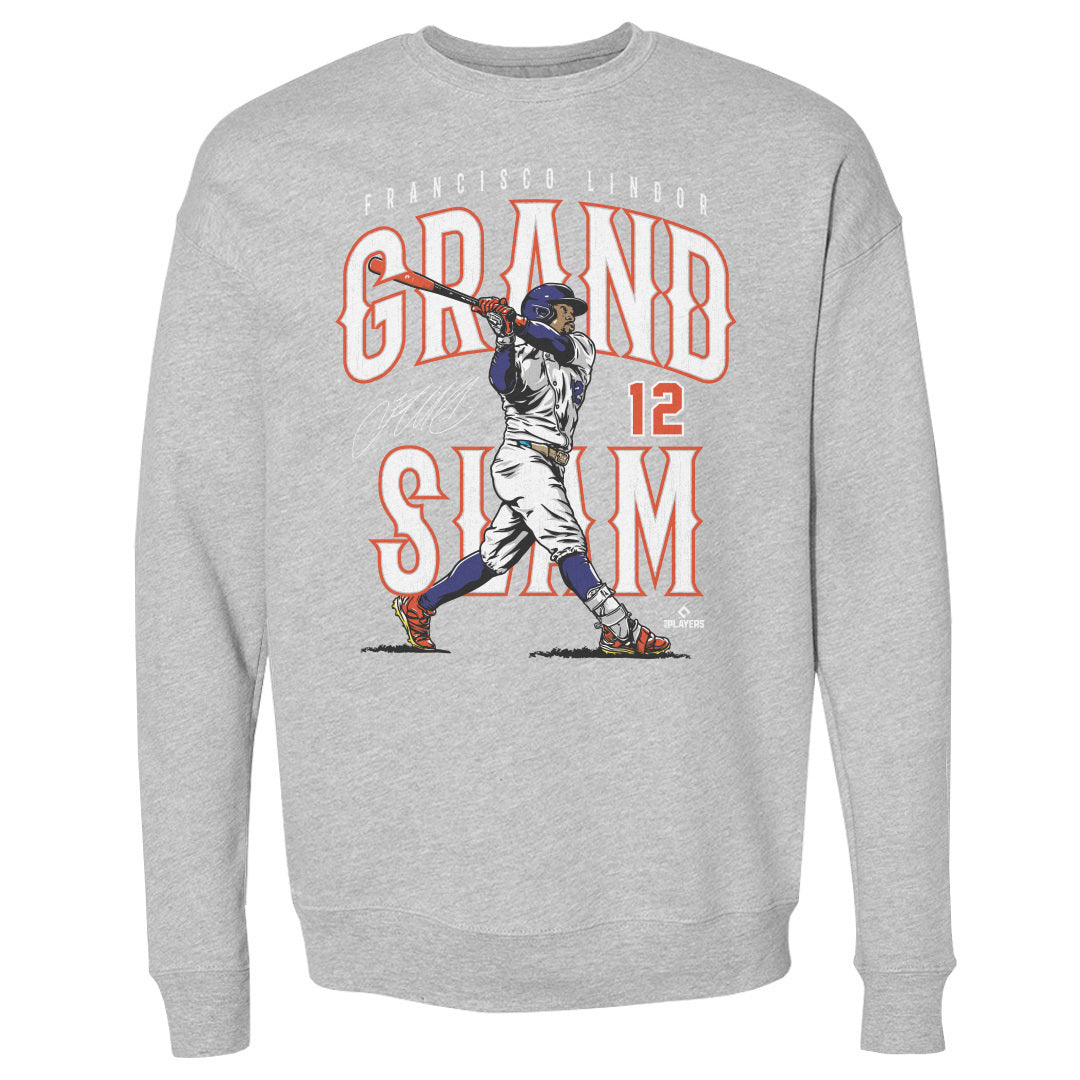 Francisco Lindor Men&#39;s Crewneck Sweatshirt | 500 LEVEL