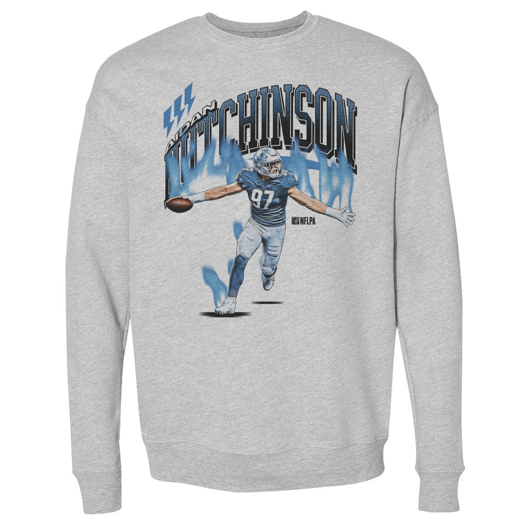 Aidan Hutchinson Men&#39;s Crewneck Sweatshirt | 500 LEVEL