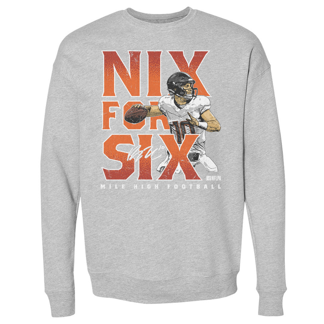 Bo Nix Men&#39;s Crewneck Sweatshirt | 500 LEVEL