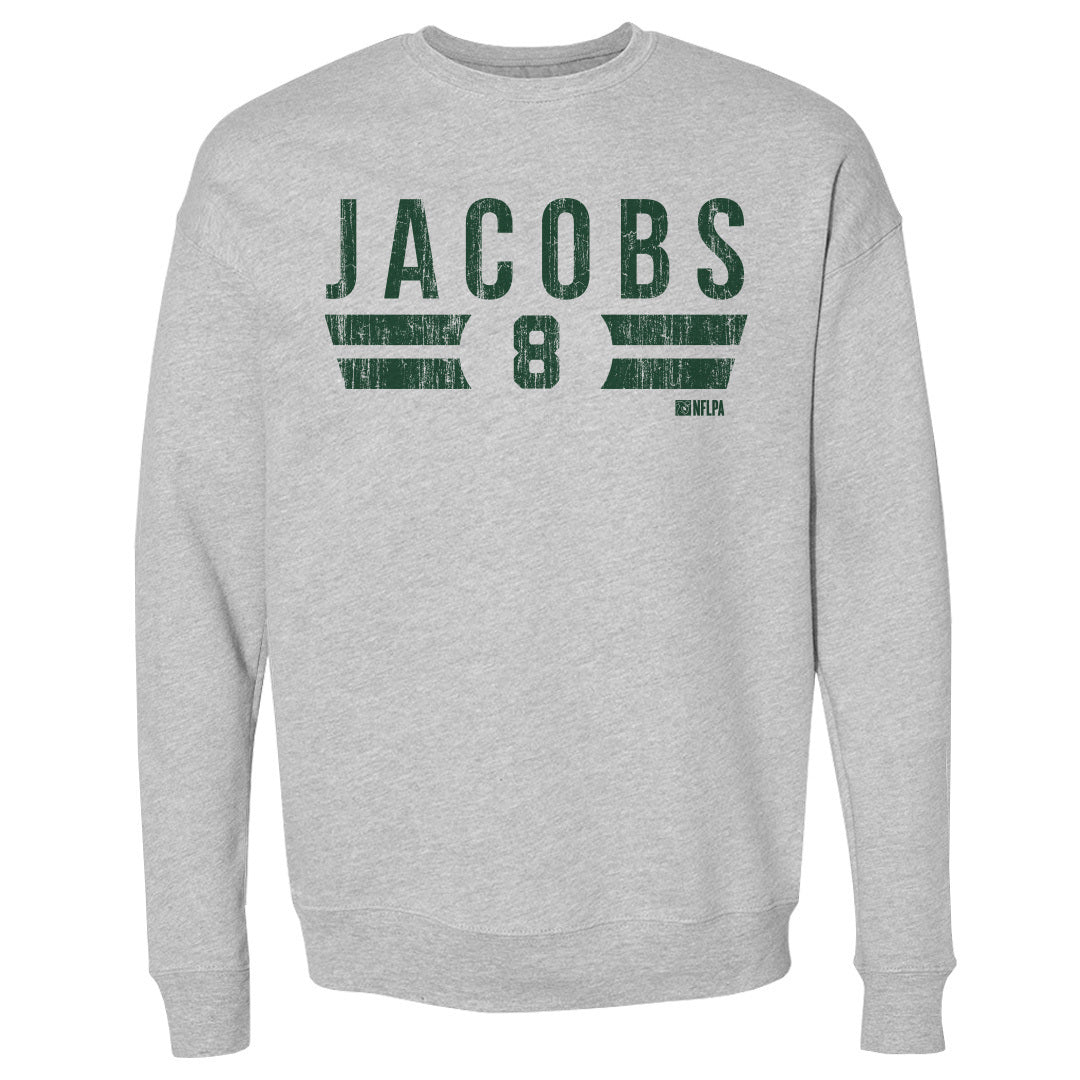 Josh Jacobs Men&#39;s Crewneck Sweatshirt | 500 LEVEL