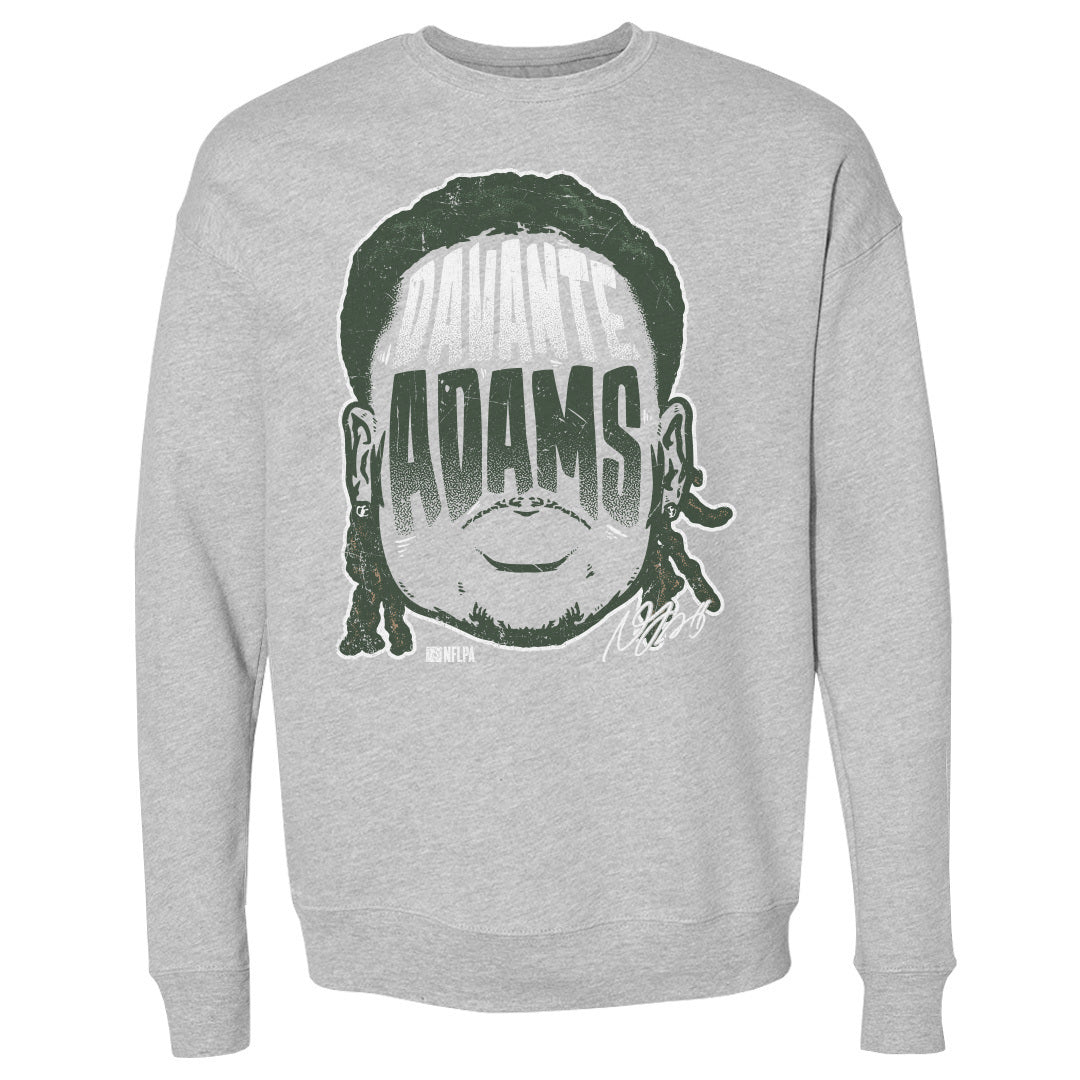 Davante Adams Men&#39;s Crewneck Sweatshirt | 500 LEVEL