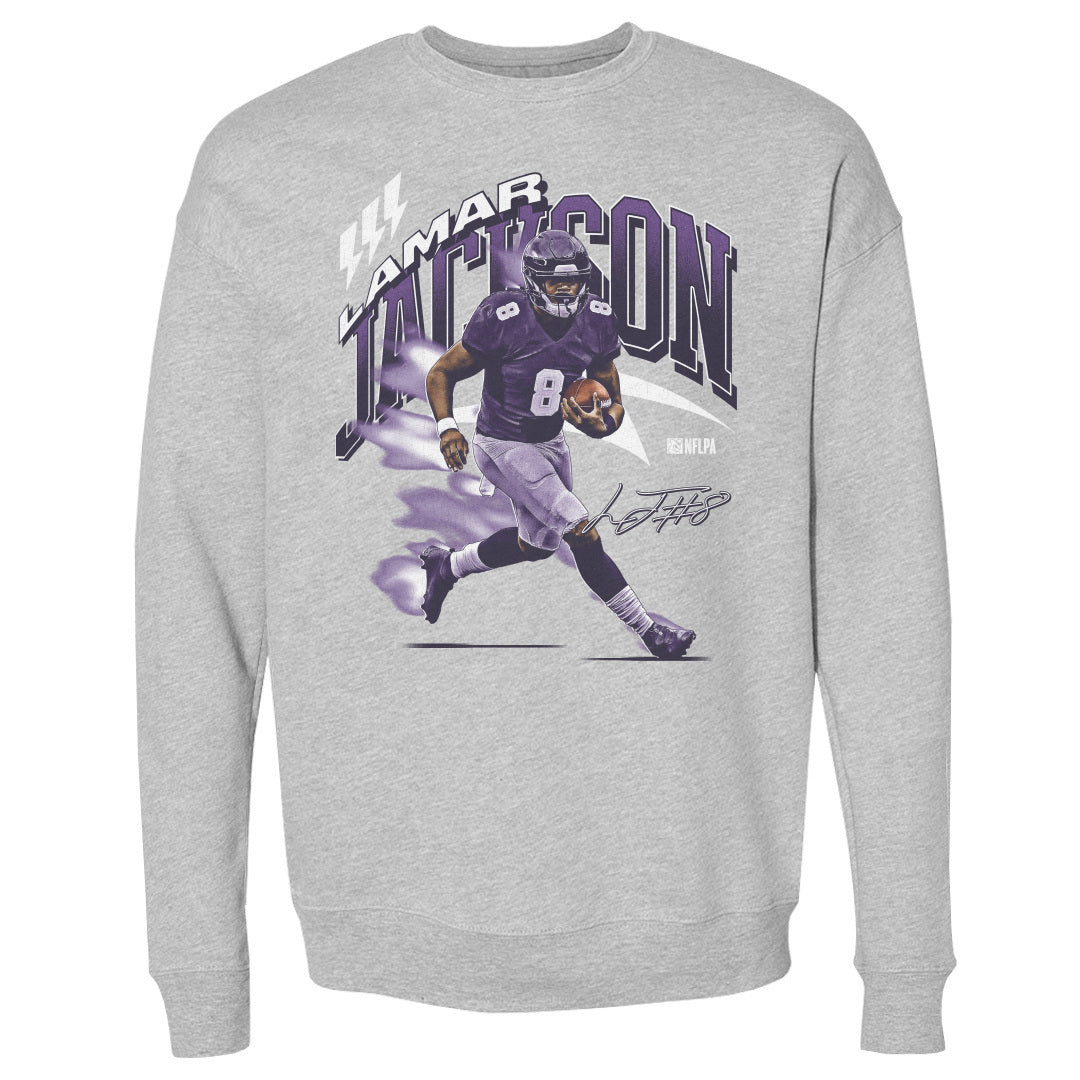 Lamar Jackson Men&#39;s Crewneck Sweatshirt | 500 LEVEL