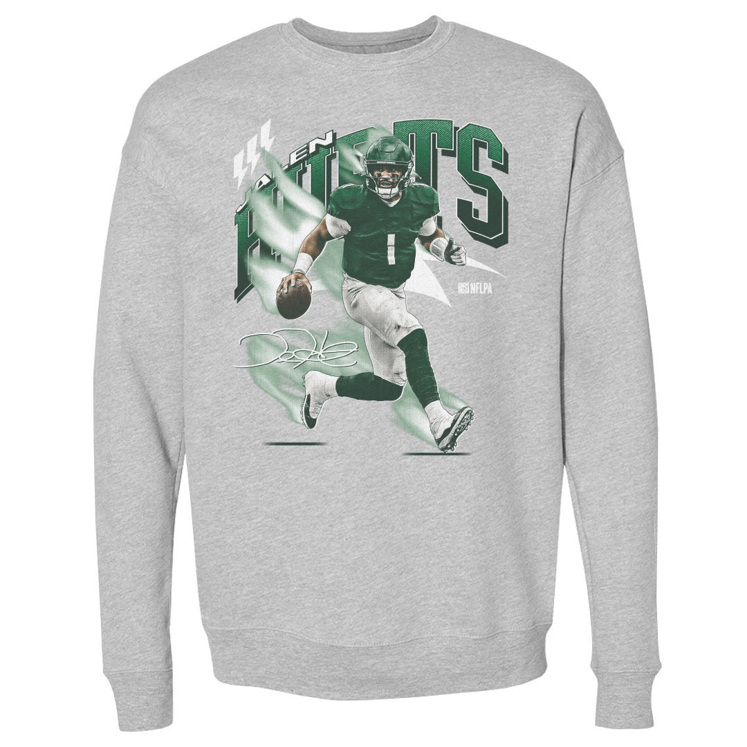 Jalen Hurts Men&#39;s Crewneck Sweatshirt | 500 LEVEL