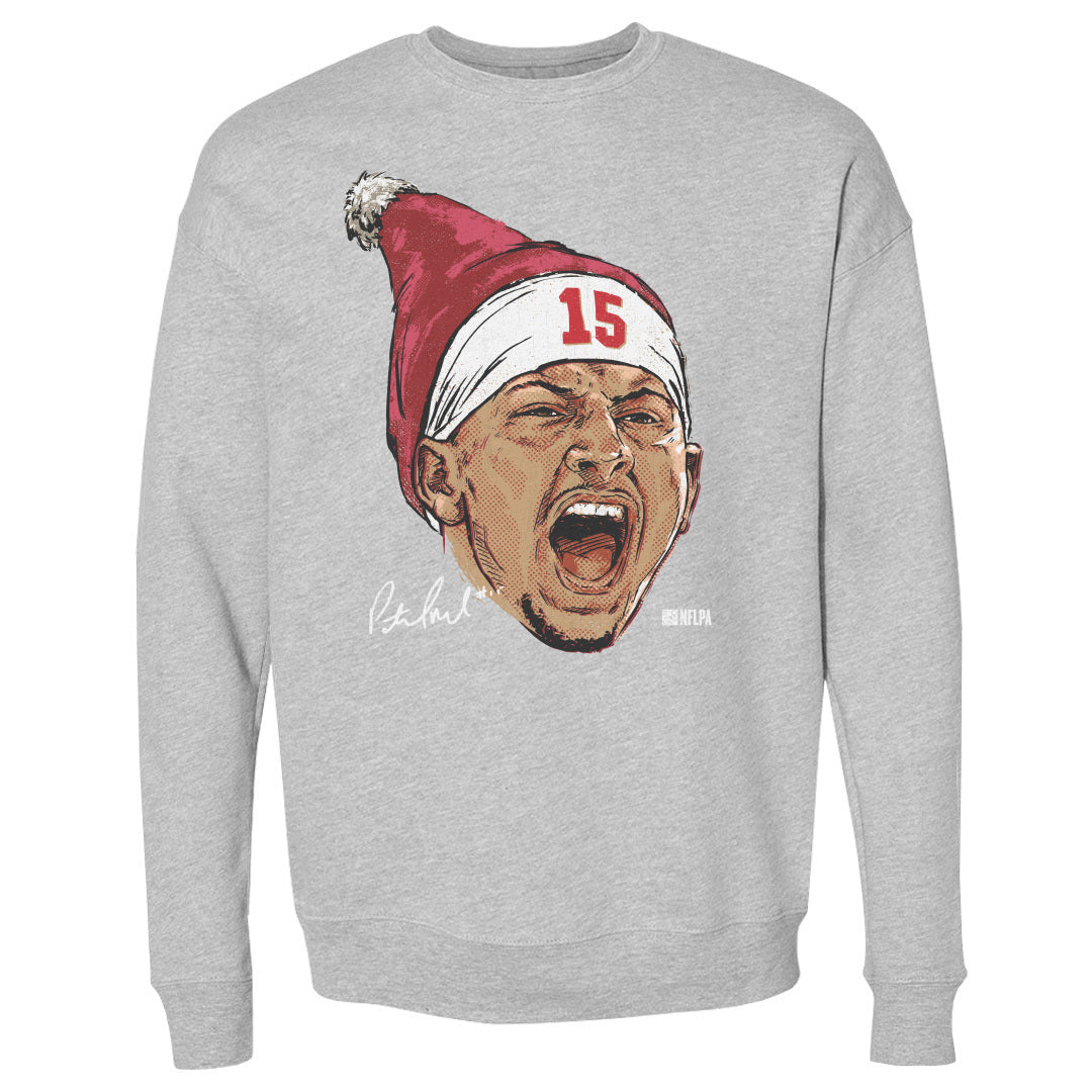 Patrick Mahomes Men&#39;s Crewneck Sweatshirt | 500 LEVEL