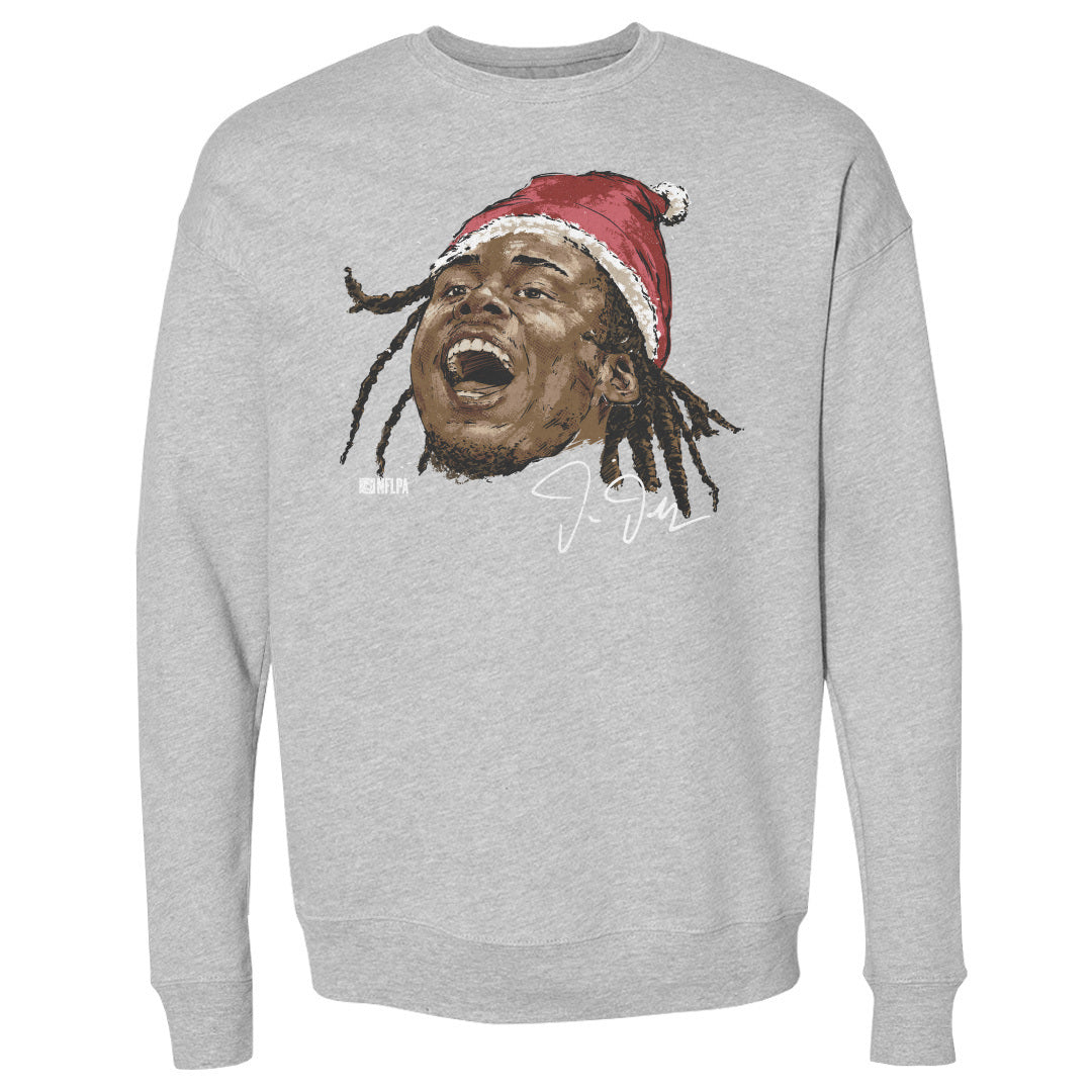 Justin Jefferson Men&#39;s Crewneck Sweatshirt | 500 LEVEL