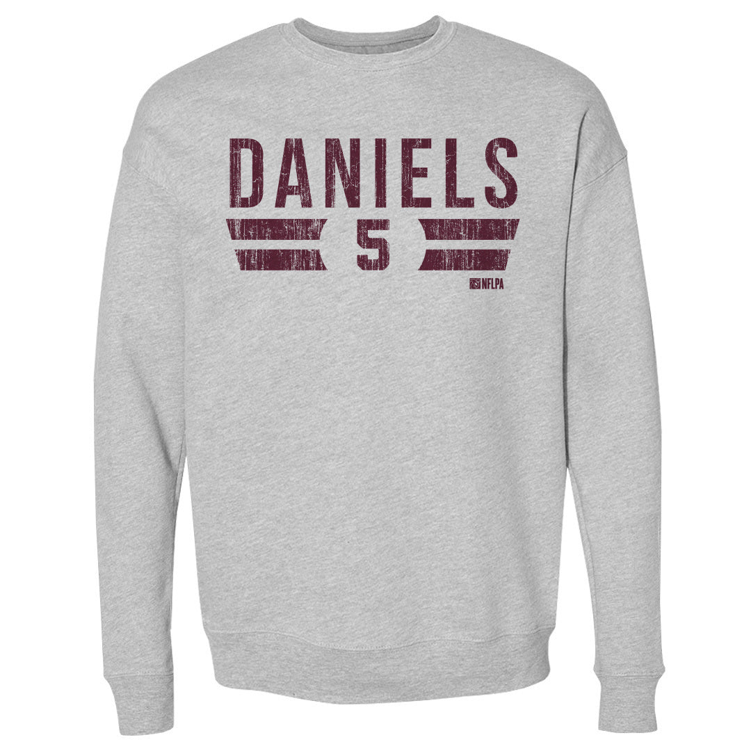 Jayden Daniels Men&#39;s Crewneck Sweatshirt | 500 LEVEL