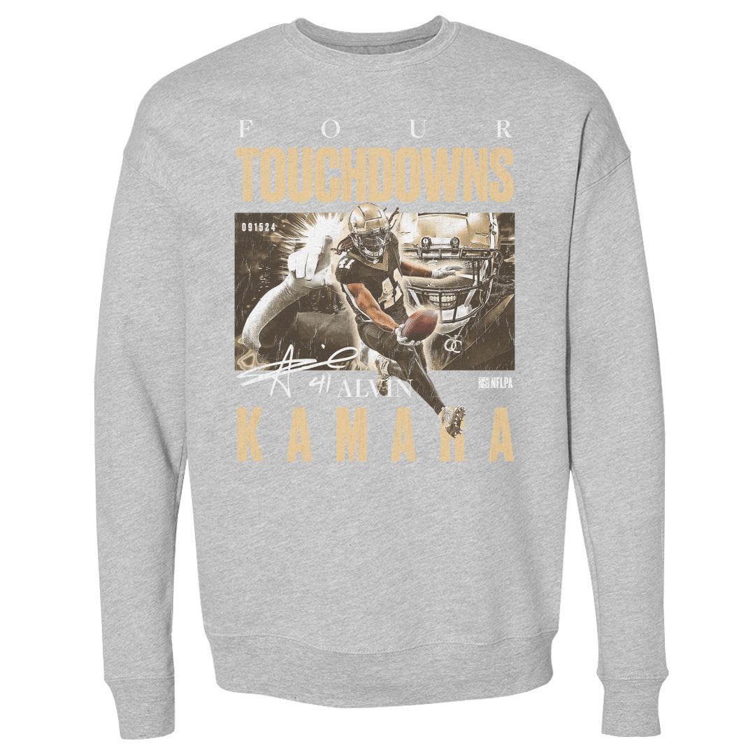 Alvin Kamara Men&#39;s Crewneck Sweatshirt | 500 LEVEL